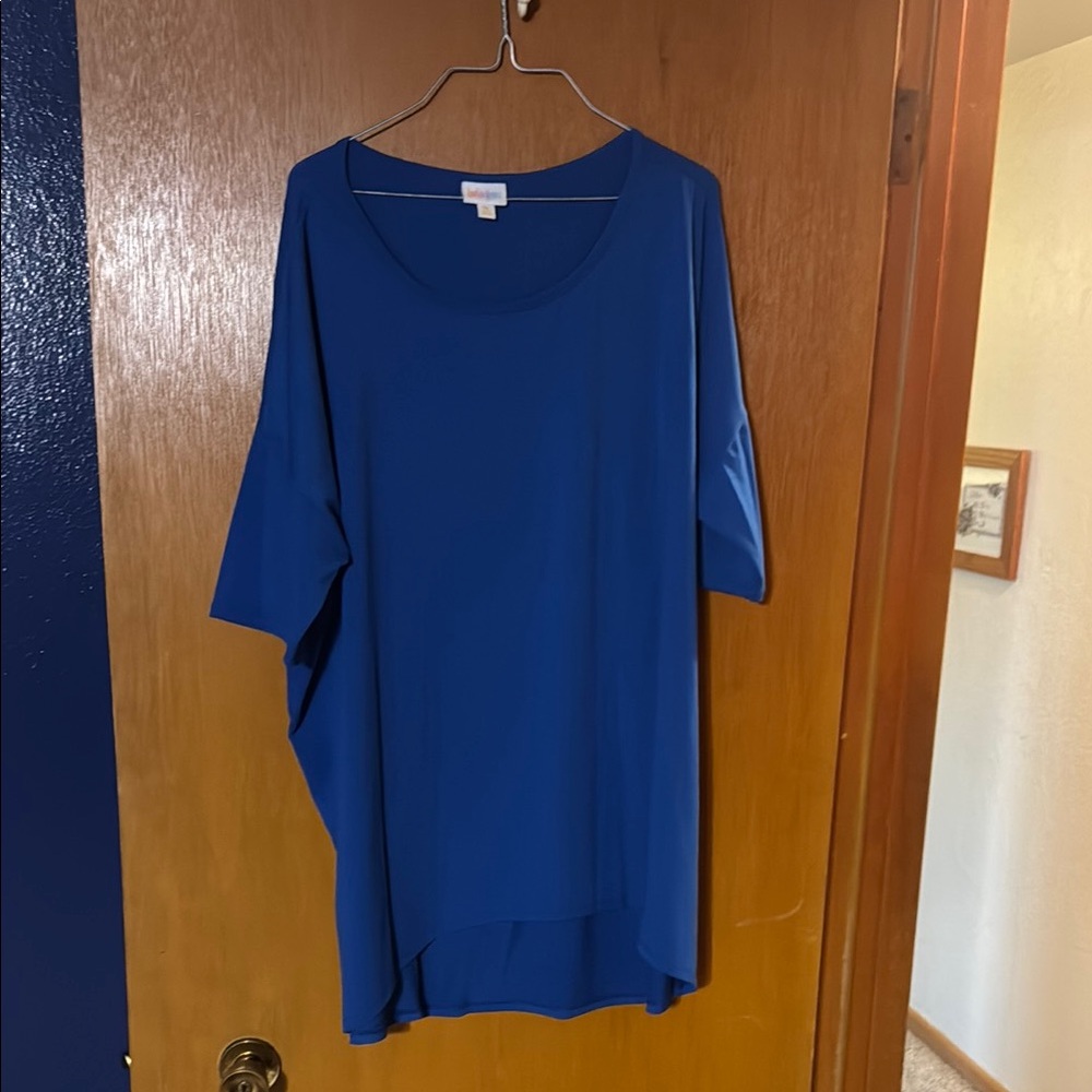 LuLaRoe Royal Blue Women's Tunic Top